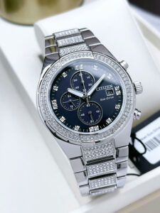 Đồng hồ nam Citizen Eco-Drive Đính đá CA0750-53E