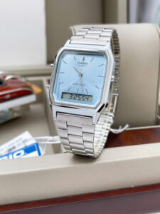 AQ-230A-2A1MQYDF - Đồng hồ Casio Unisex AQ-230A Ice-Blue