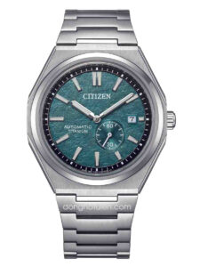 NJ0180-80X - Đồng Hồ Nam Citizen Zenshin Super Titanium Xanh Ngọc