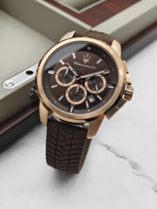 R8871621039 - Đồng hồ nam Maserati Successo Màu Nâu