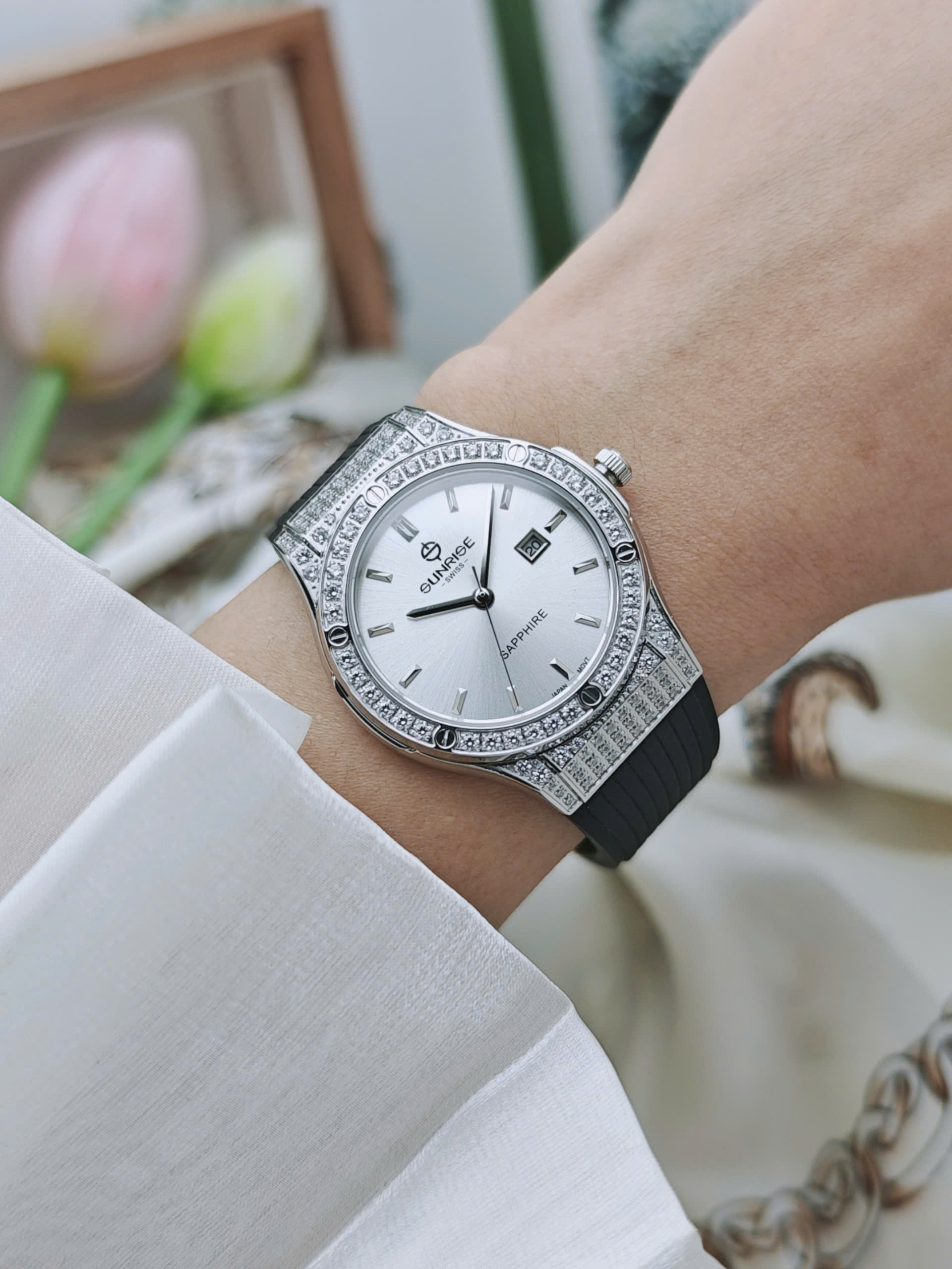 Đồng hồ nữ Sunrise - 2230CA-SW-RBk - Ảnh 4