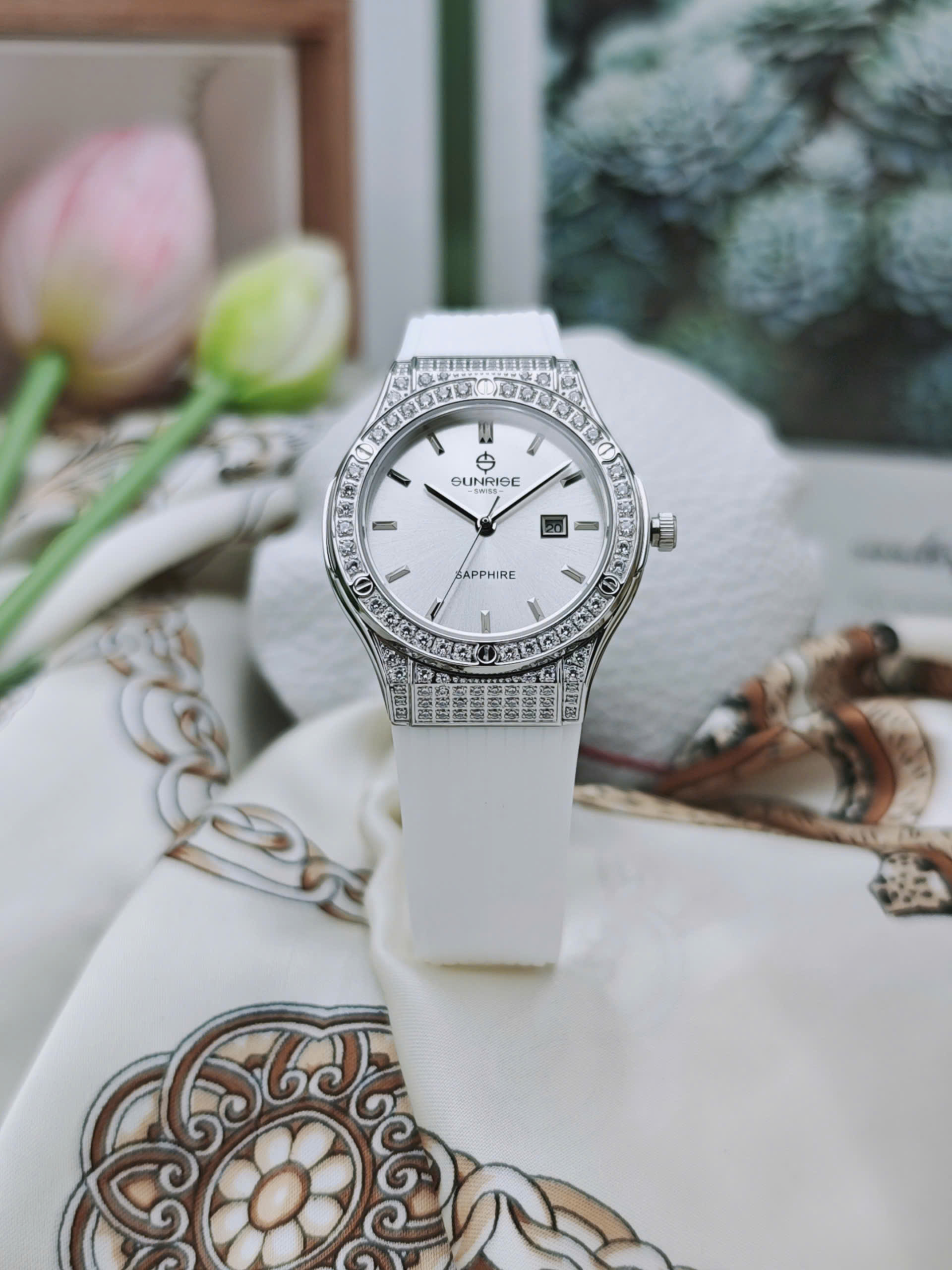 Đồng hồ nữ Sunrise - 2230CA-SW-RW - Ảnh 5