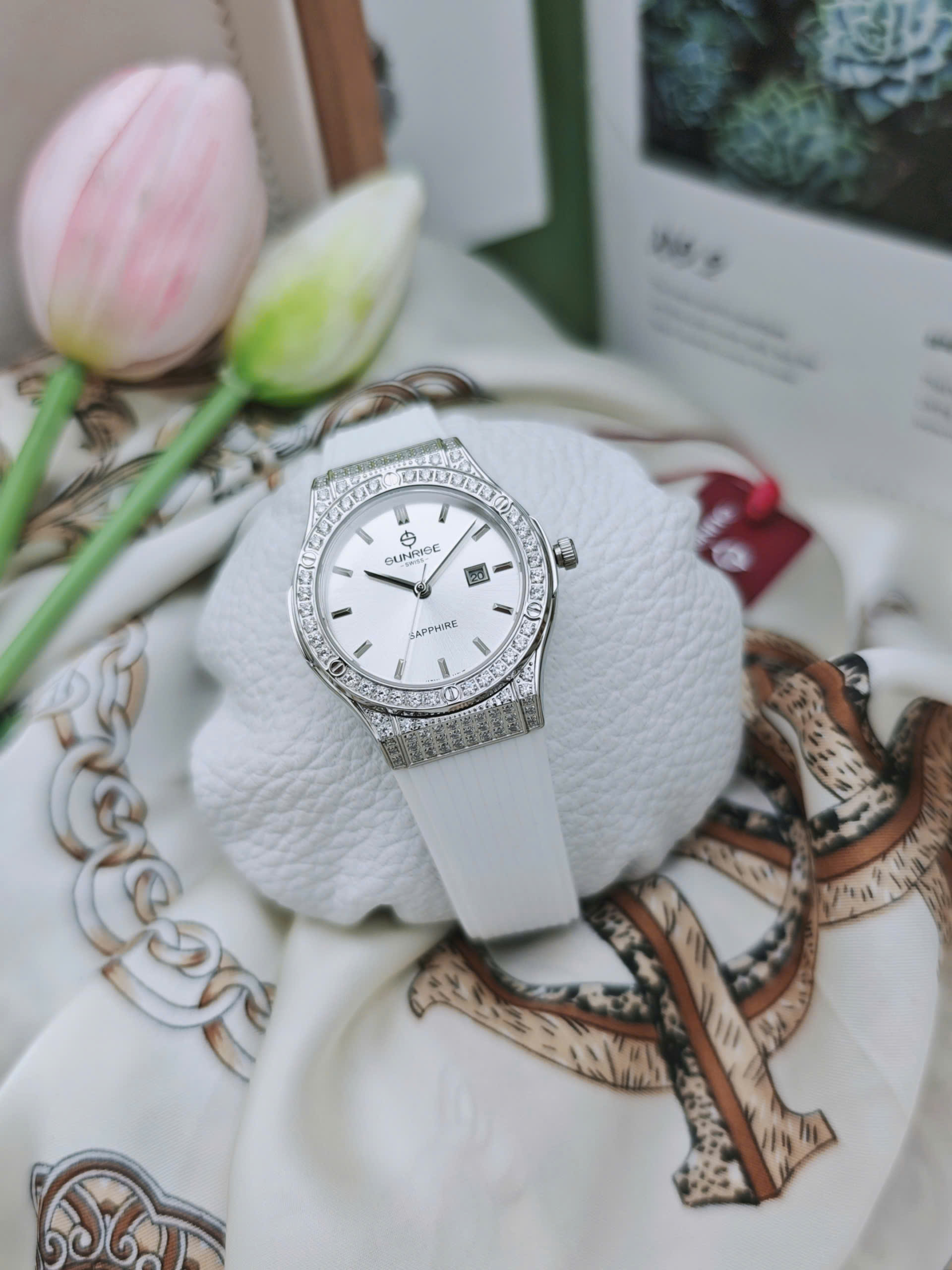 Đồng hồ nữ Sunrise - 2230CA-SW-RW - Ảnh 7