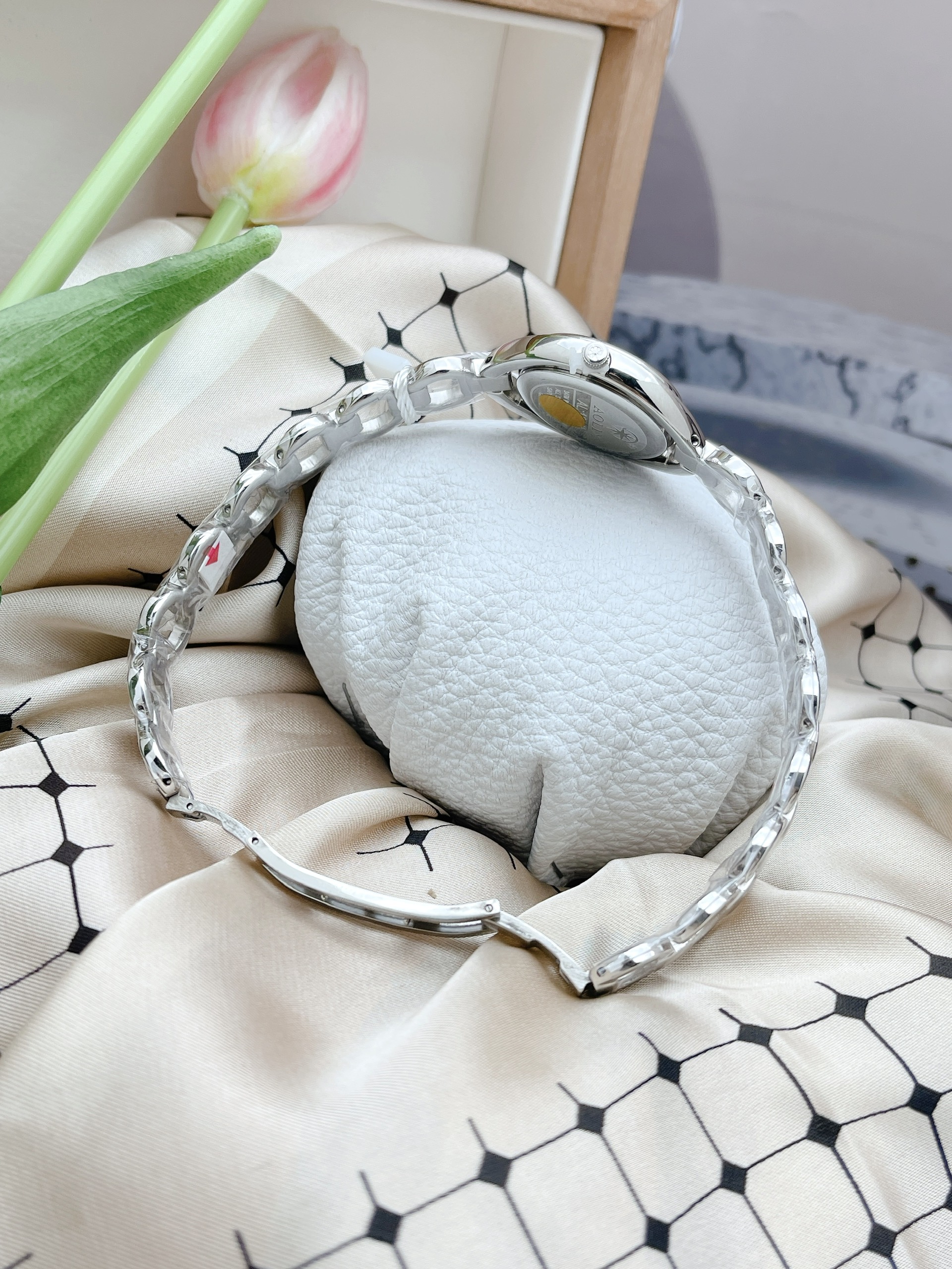 AL1061-SW-SS - Đồng Hồ Nữ Dây Thép Aolix Sapphire - Ảnh 6