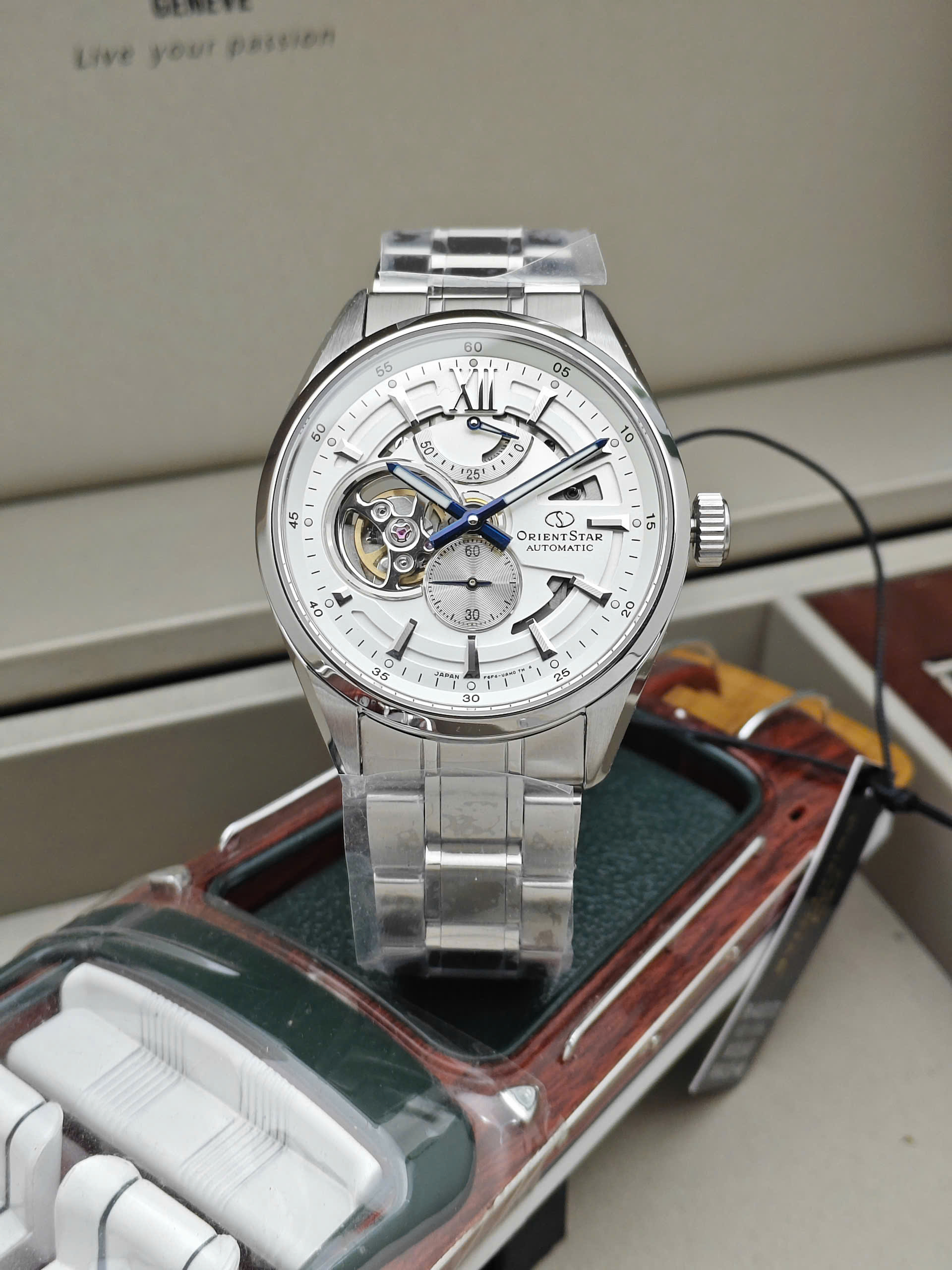 Đồng hồ nam Orient Star Semi Skeleton - RK-AV0137S - Ảnh 3