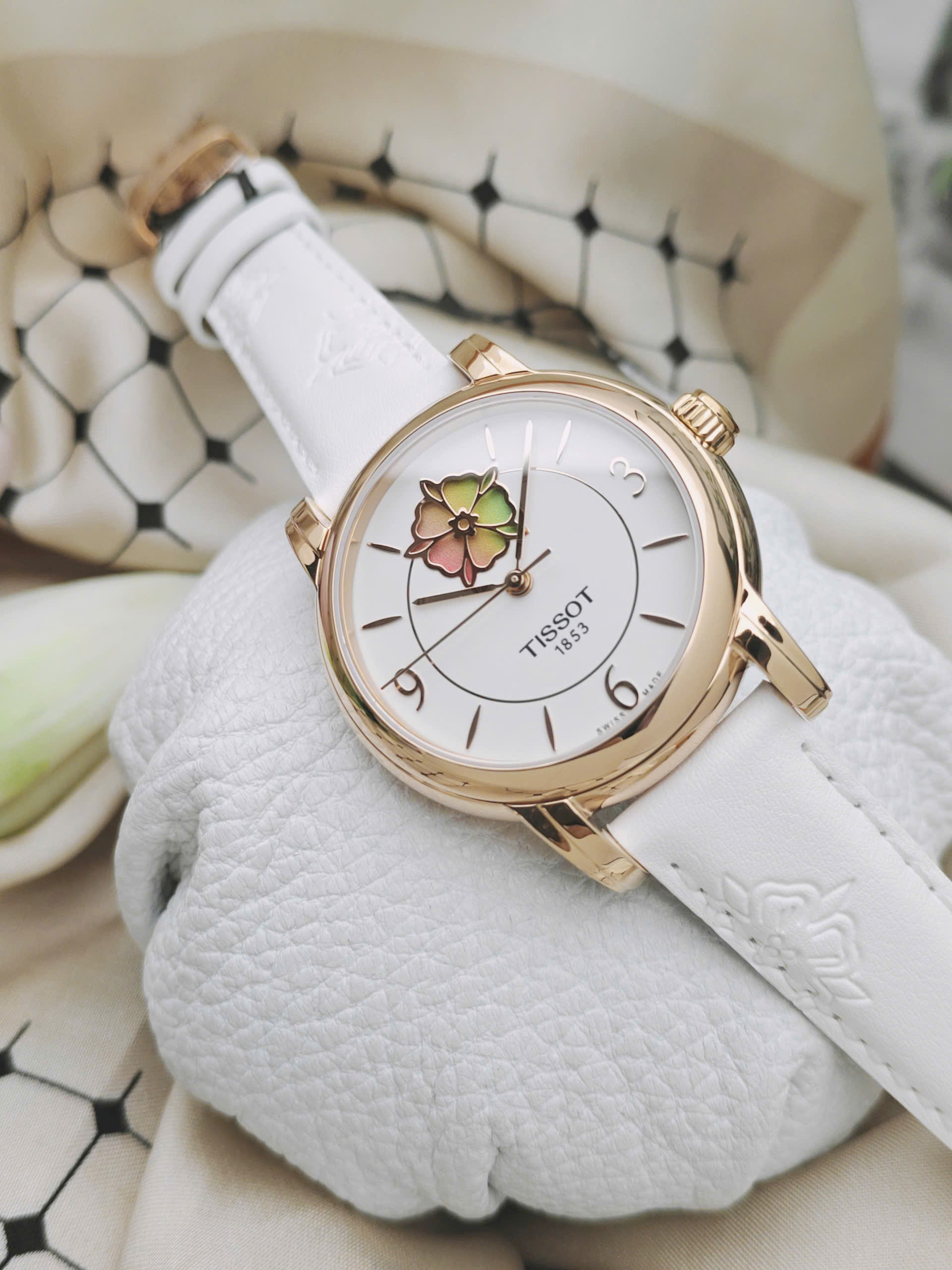 T050.207.37.017.05 - Đồng hồ nữ Tissot - 35mm - Automatic - Heart Flower T050.207.37.017.05 - Ảnh 3
