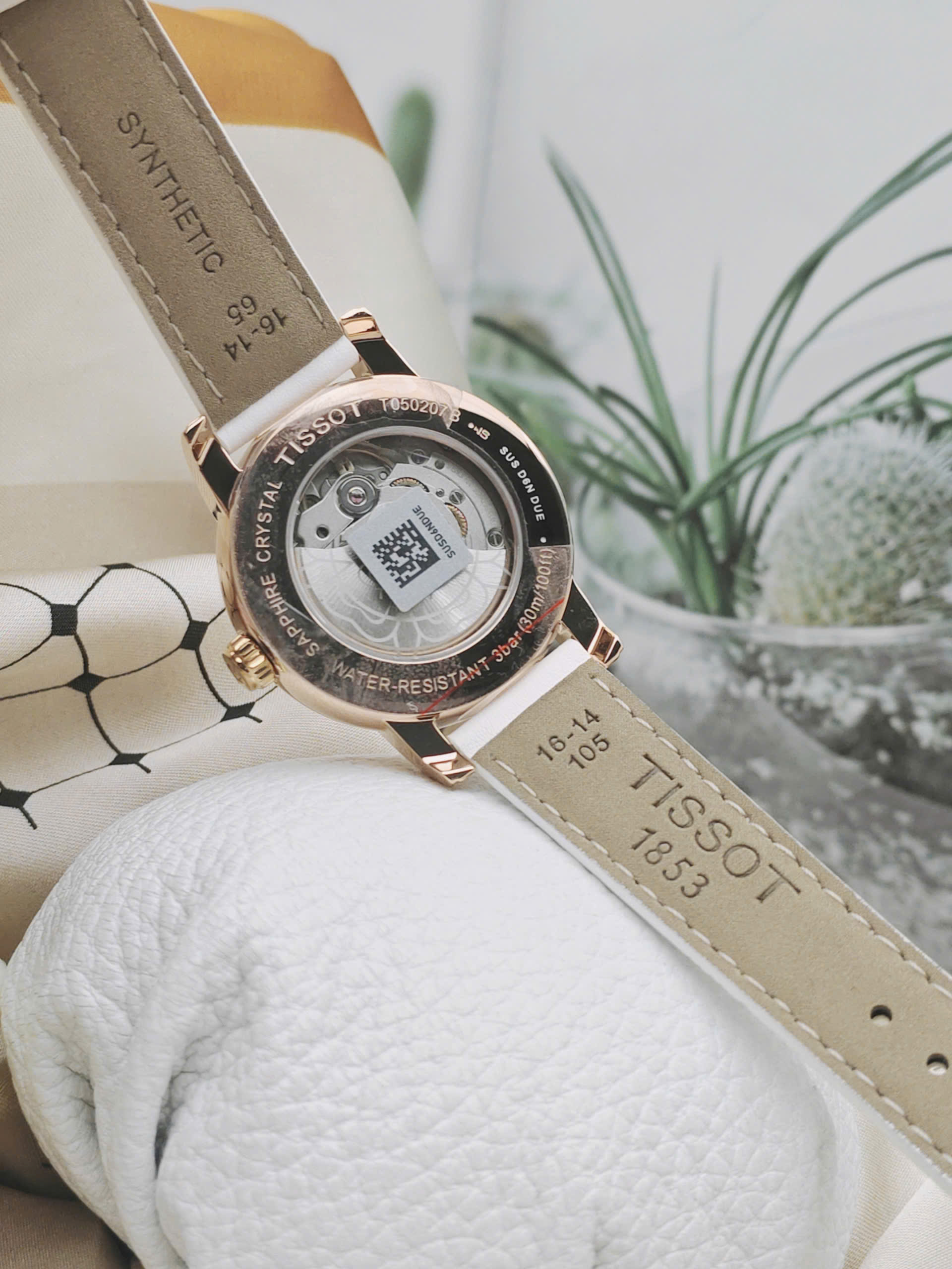T050.207.37.017.05 - Đồng hồ nữ Tissot - 35mm - Automatic - Heart Flower T050.207.37.017.05 - Ảnh 5