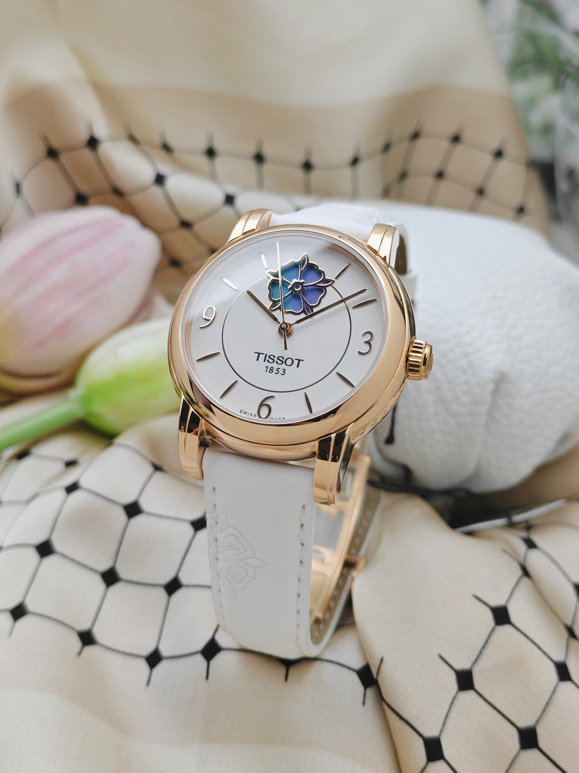 T050.207.37.017.05 - Đồng hồ nữ Tissot - 35mm - Automatic - Heart Flower T050.207.37.017.05 - Ảnh 9
