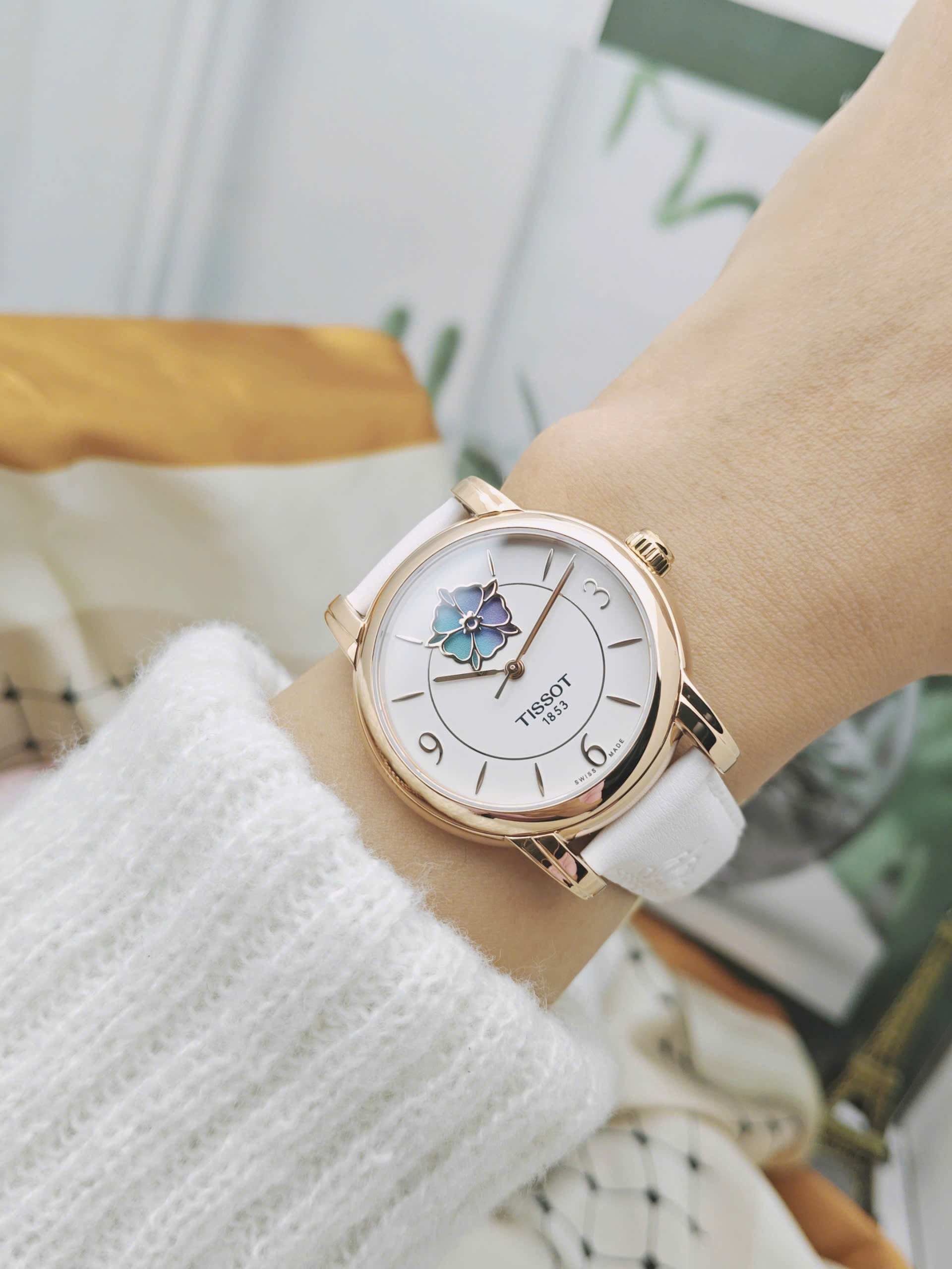 T050.207.37.017.05 - Đồng hồ nữ Tissot - 35mm - Automatic - Heart Flower T050.207.37.017.05 - Ảnh 11