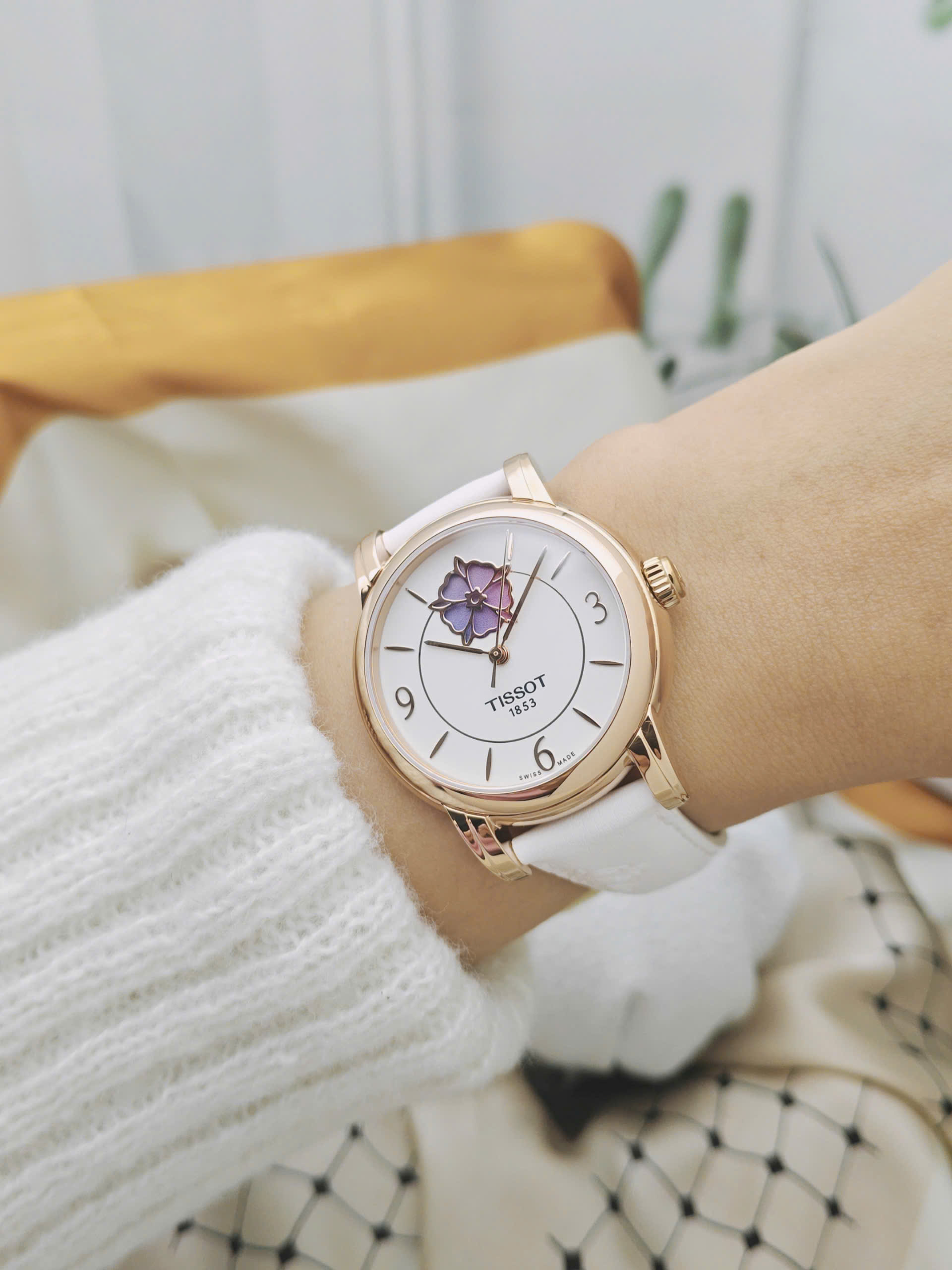 T050.207.37.017.05 - Đồng hồ nữ Tissot - 35mm - Automatic - Heart Flower T050.207.37.017.05 - Ảnh 12