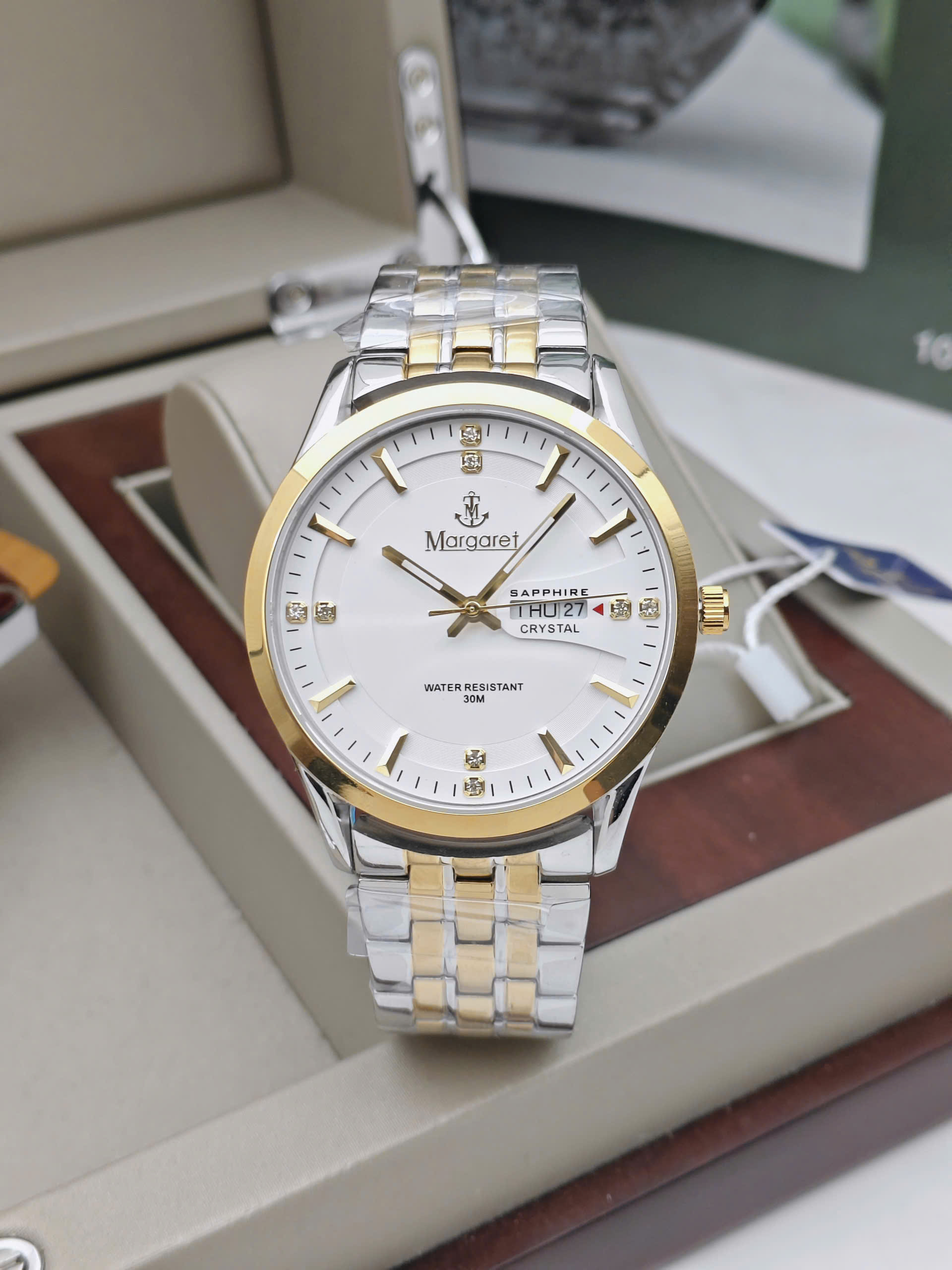 MT8159.Demi - Đồng hồ nam Margaret kính sapphire - Ảnh 2