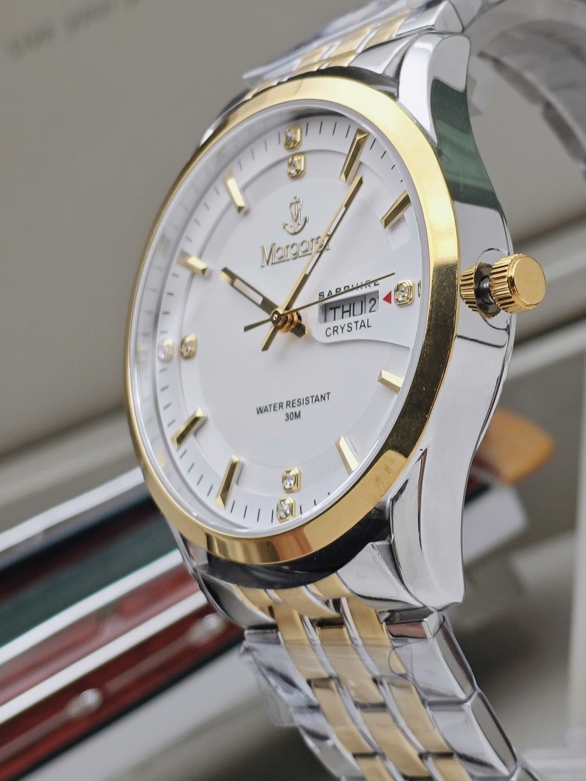 MT8159.Demi - Đồng hồ nam Margaret kính sapphire - Ảnh 3