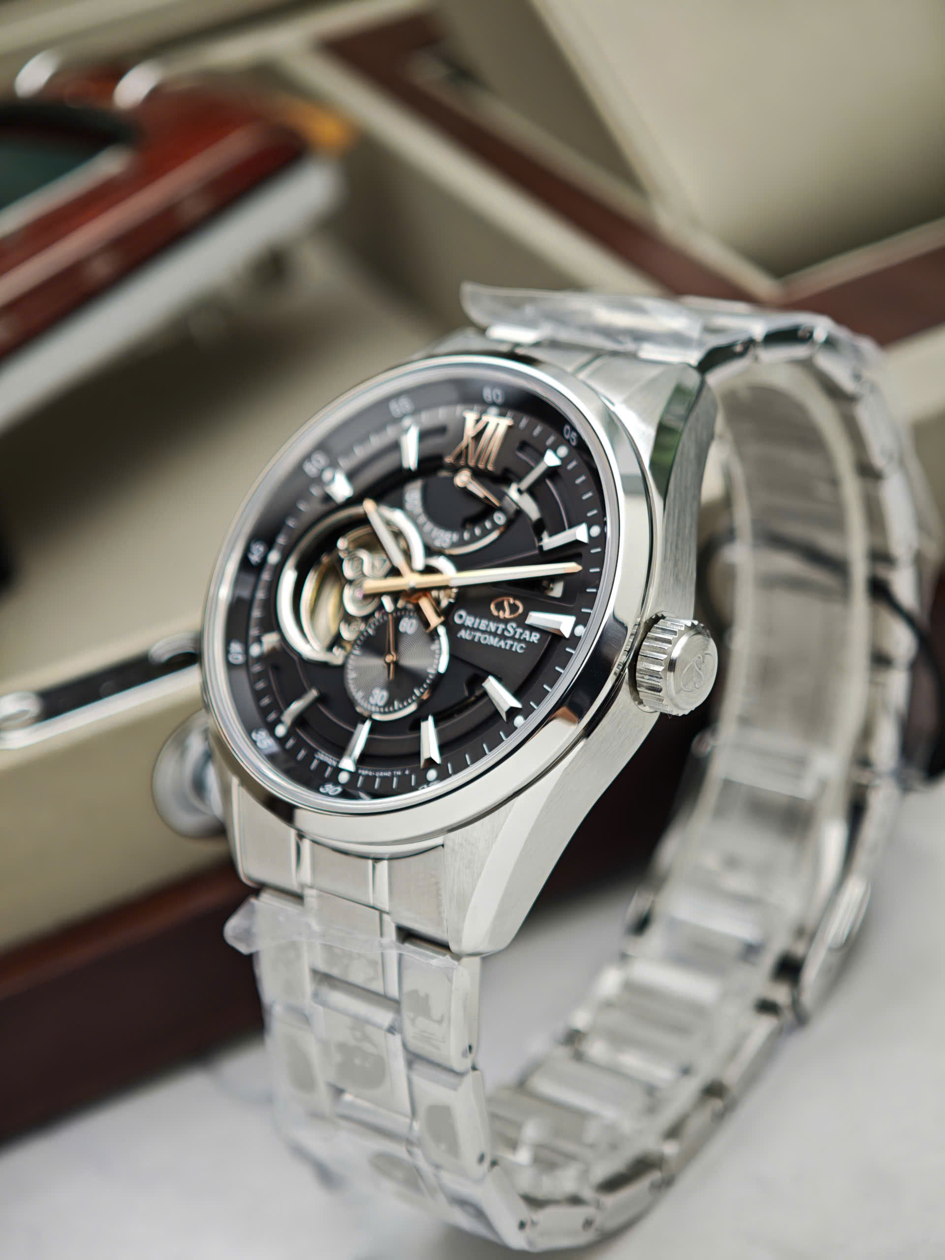 Đồng hồ nam Orient Star Semi Skeleton - RK-AV0136N - Ảnh 8