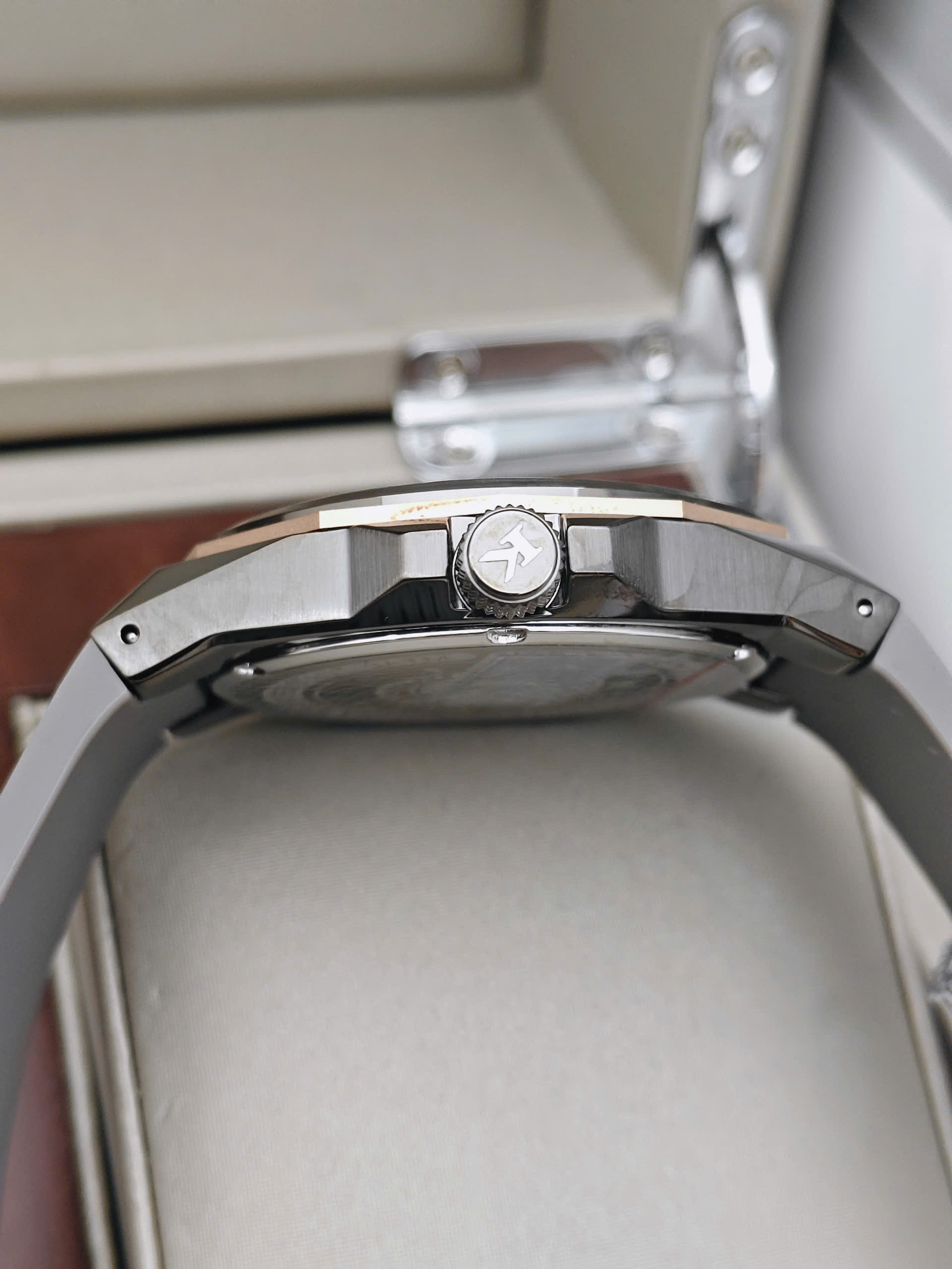 Đồng hồ Nam G-Kinze - GK7016MN GRAY ROSEGOLD - Ảnh 6