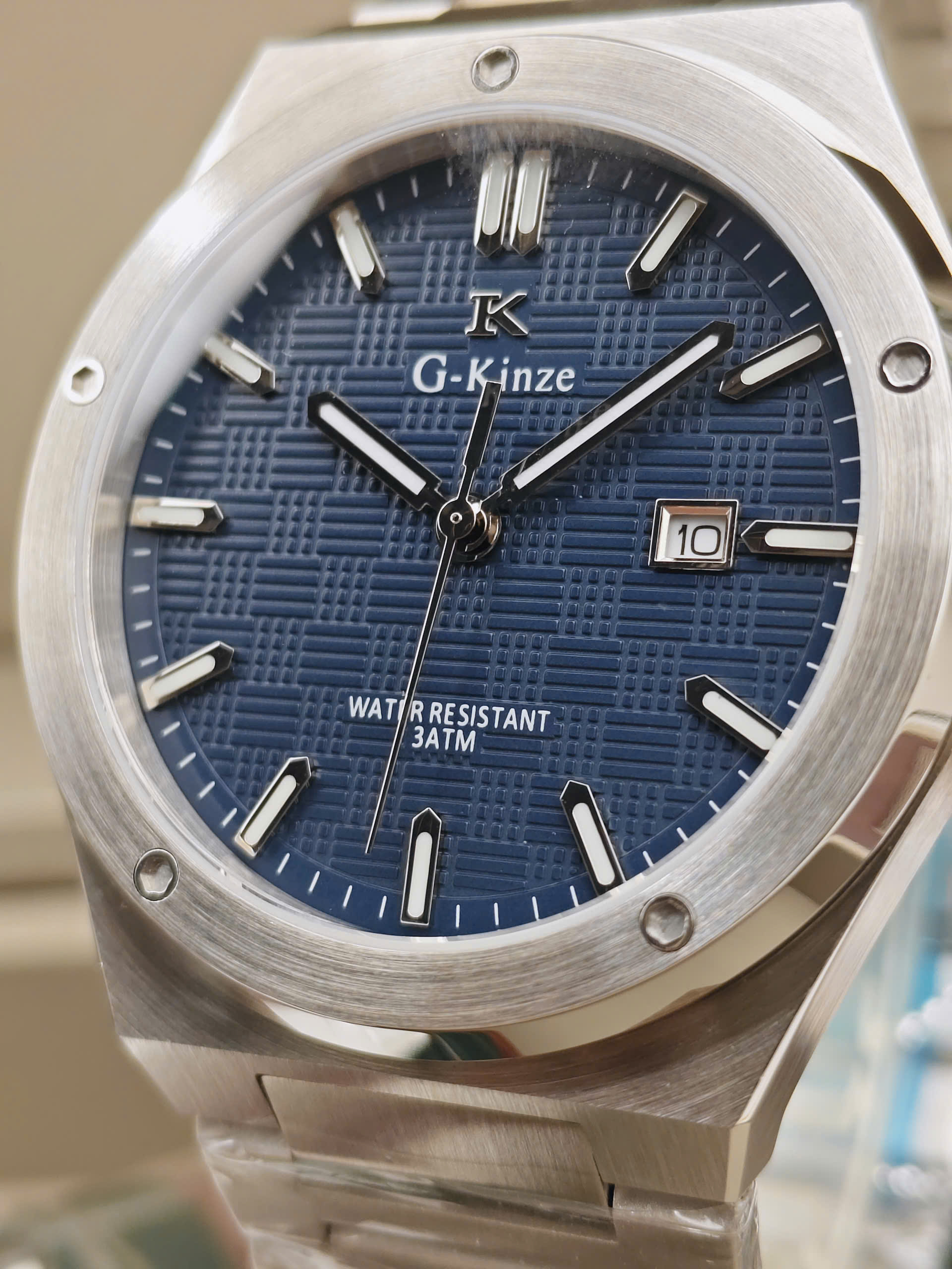 Đồng hồ Nam G-Kinze - GK7023MXD BLUE SILVER - Ảnh 5