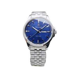 Margaret MT1511 blue - Đồng hồ nam Margaret kính sapphire Lịch đôi