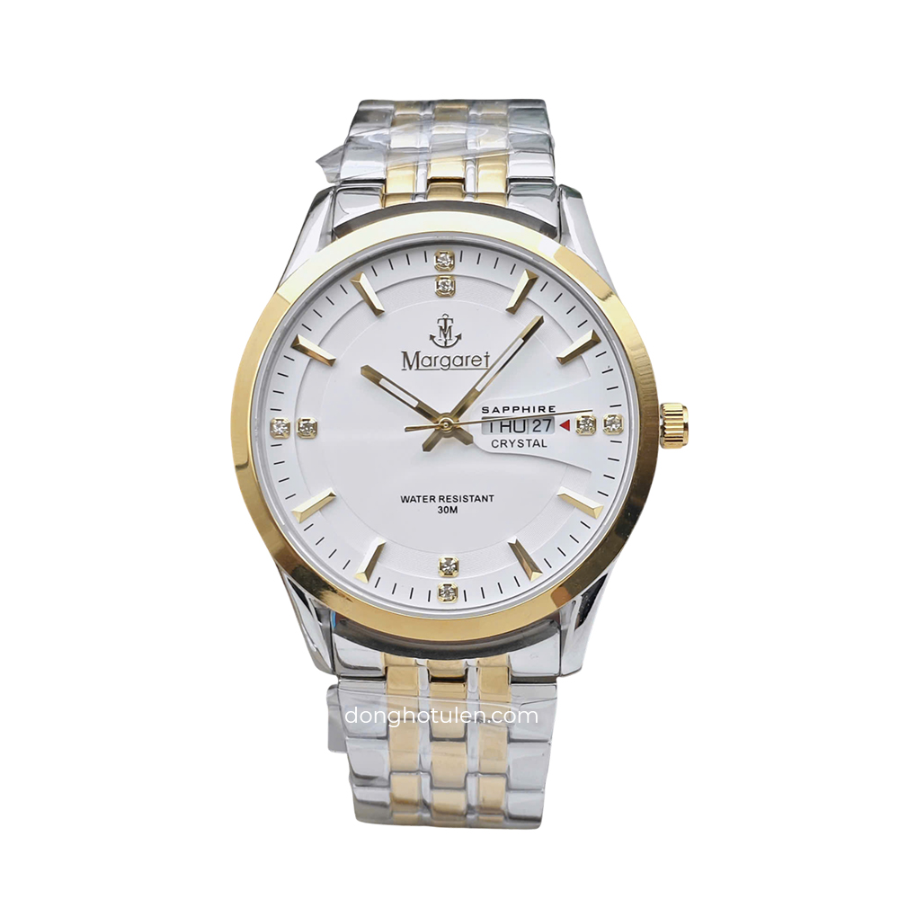 MT8159.Demi - Đồng hồ nam Margaret kính sapphire
