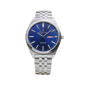 MT8187 blue - Đồng hồ nam Margaret kính sapphire Lịch đôi