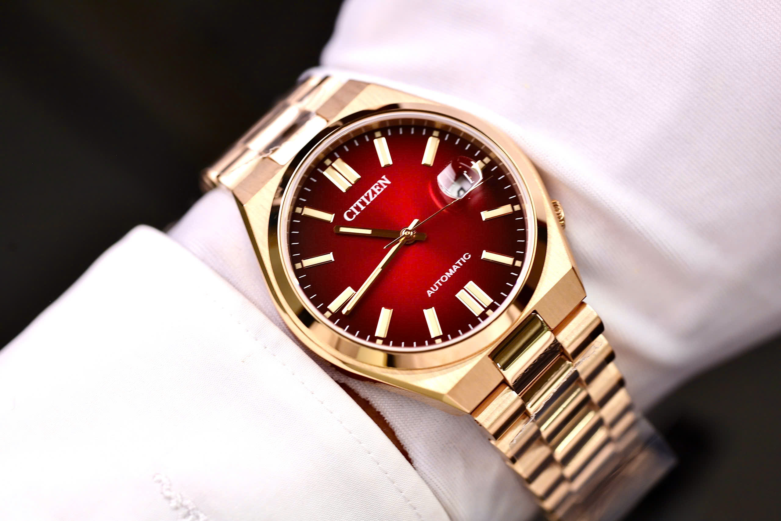 NJ0153-82X- Đồng hồ nam Citizen Tsuyosa Đỏ - Ảnh 11