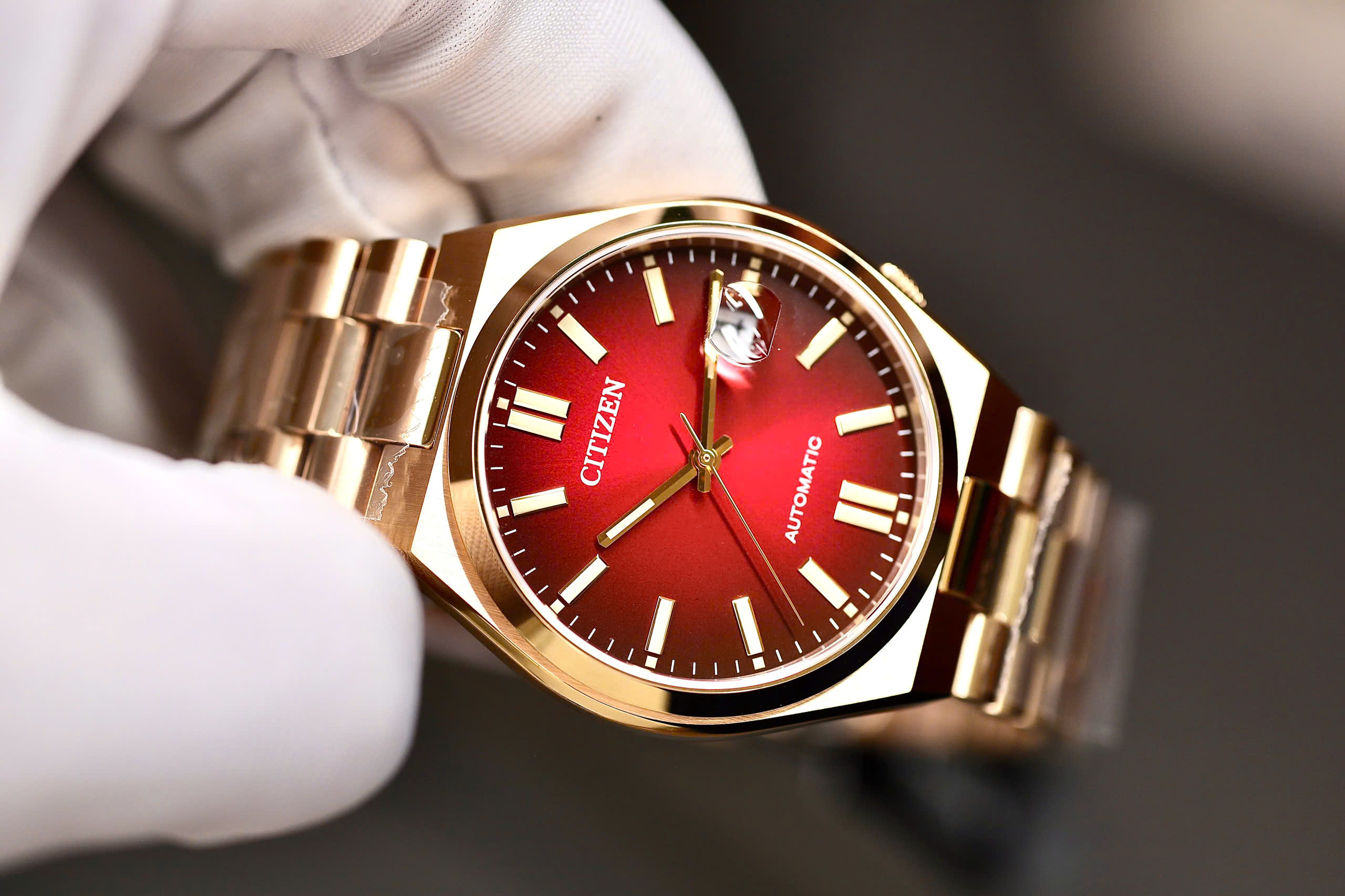NJ0153-82X- Đồng hồ nam Citizen Tsuyosa Đỏ - Ảnh 3