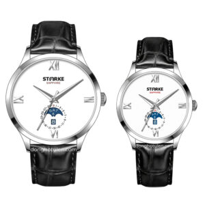 Đồng hồ đôi STARKE- SK216PM & SK216PL SILVER WHITE