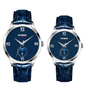 Đồng hồ đôi STARKE- SK216PM & SK216PL SILVER BLUE