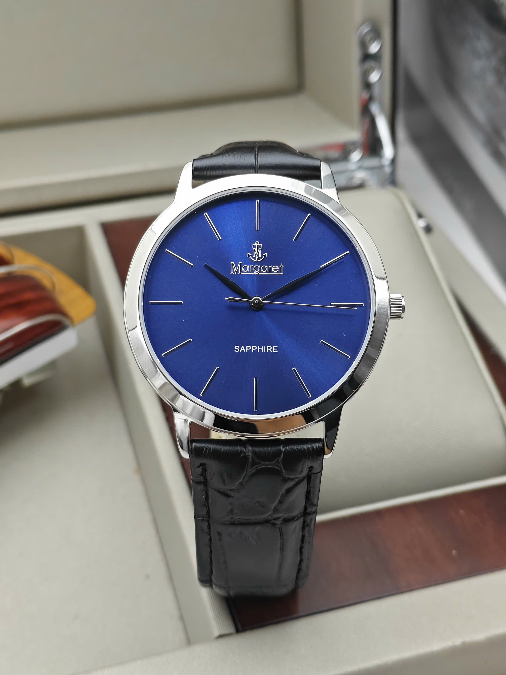 Đồng hồ nam Margaret - MT125 Silver Blue - Ảnh 2