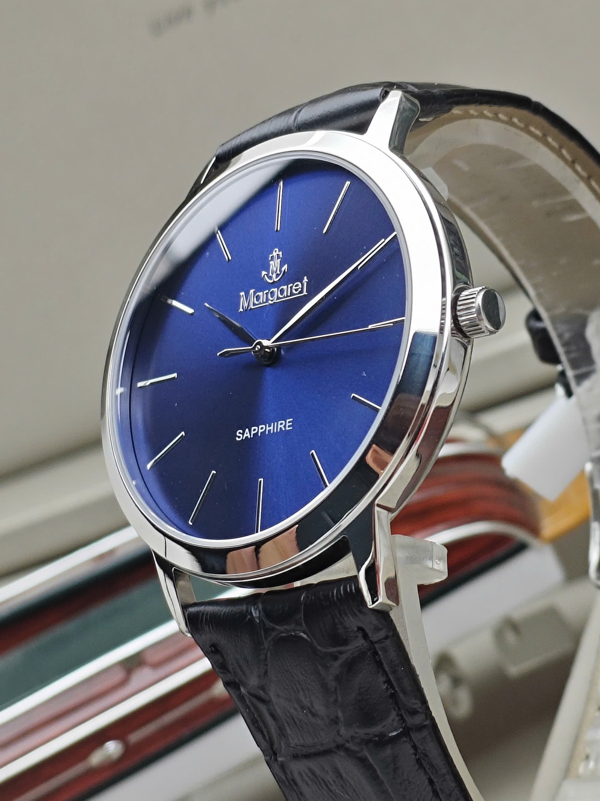 Đồng hồ nam Margaret - MT125 Silver Blue - Ảnh 4