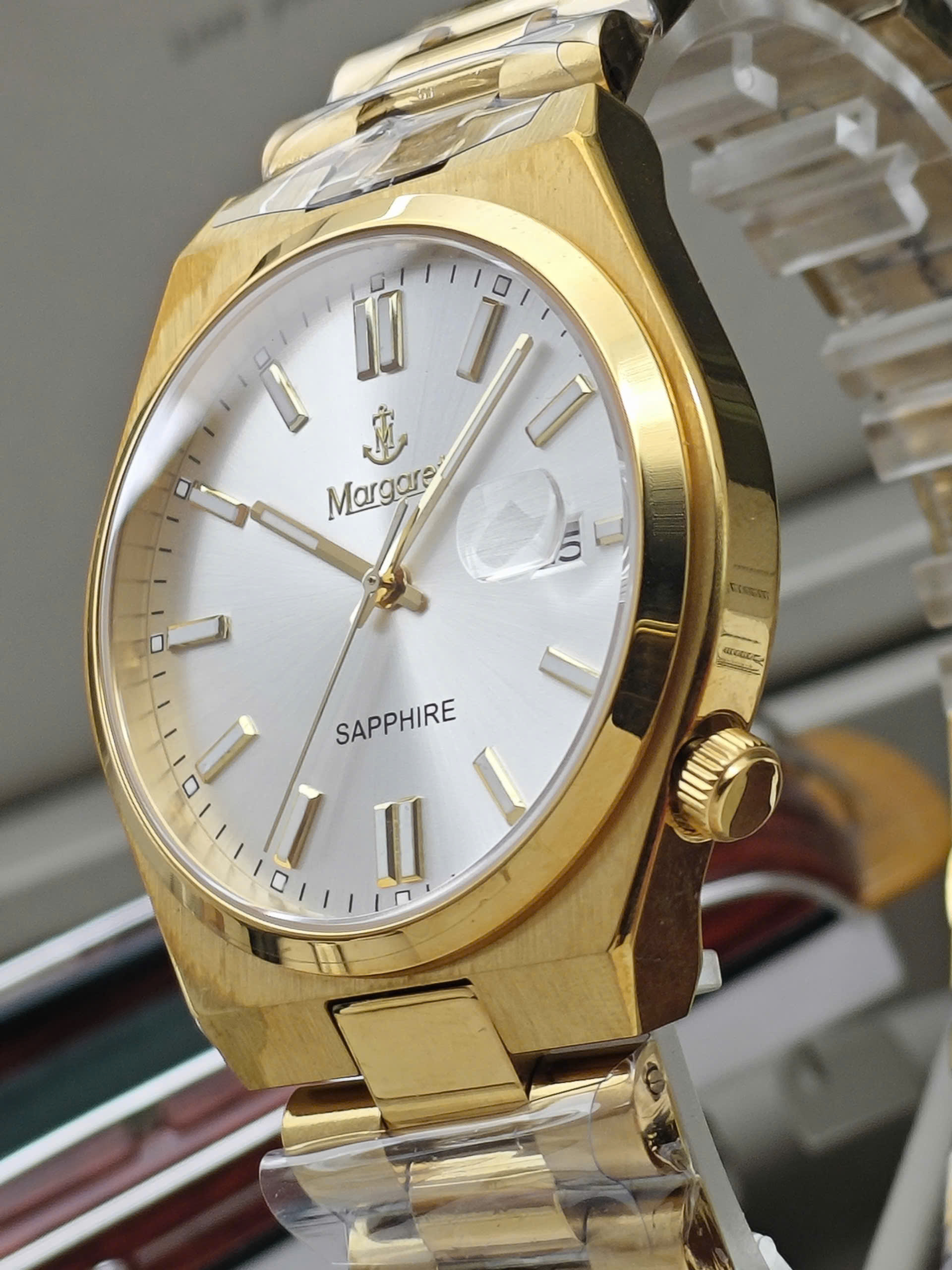 MT8186.WGG - Đồng hồ nam Margaret White Gold - Ảnh 4