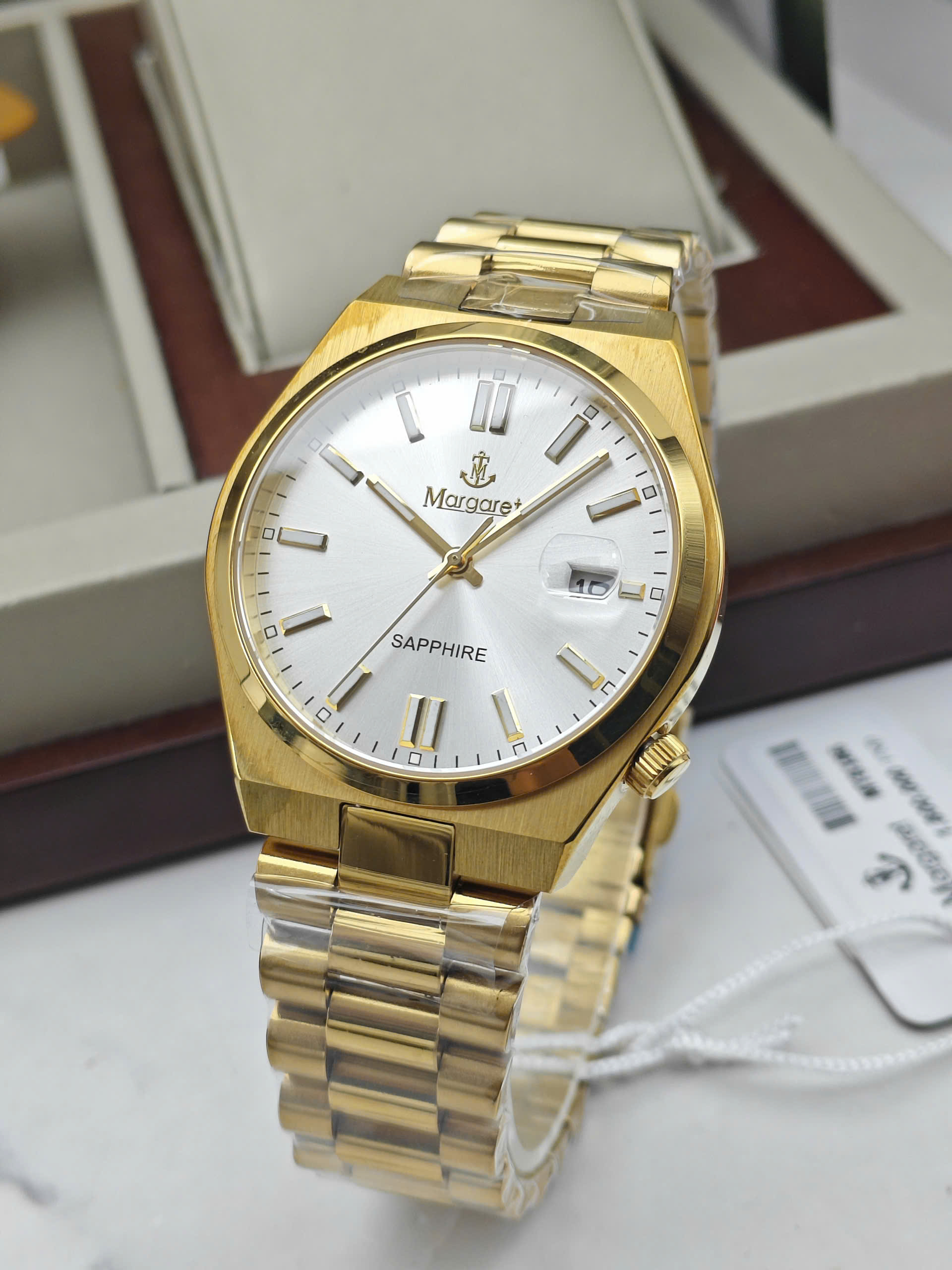 MT8186.WGG - Đồng hồ nam Margaret White Gold - Ảnh 3