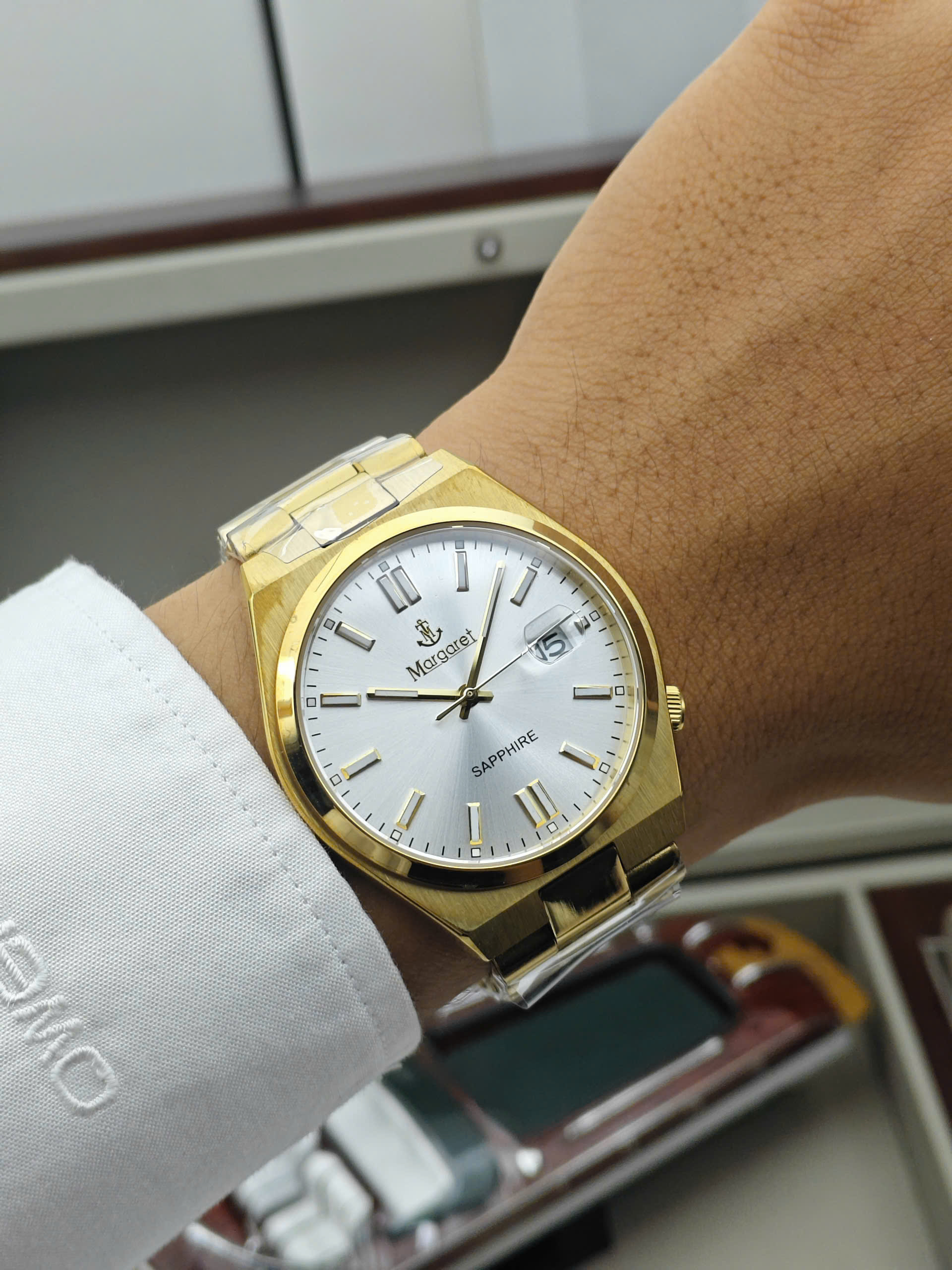 MT8186.WGG - Đồng hồ nam Margaret White Gold - Ảnh 6