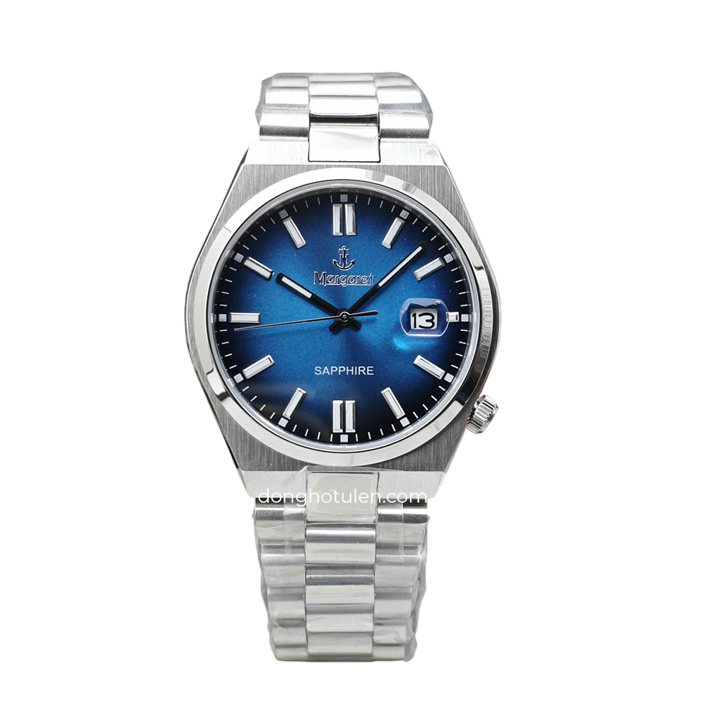 MT8186.BlSS - Đồng hồ nam Margaret kính sapphire