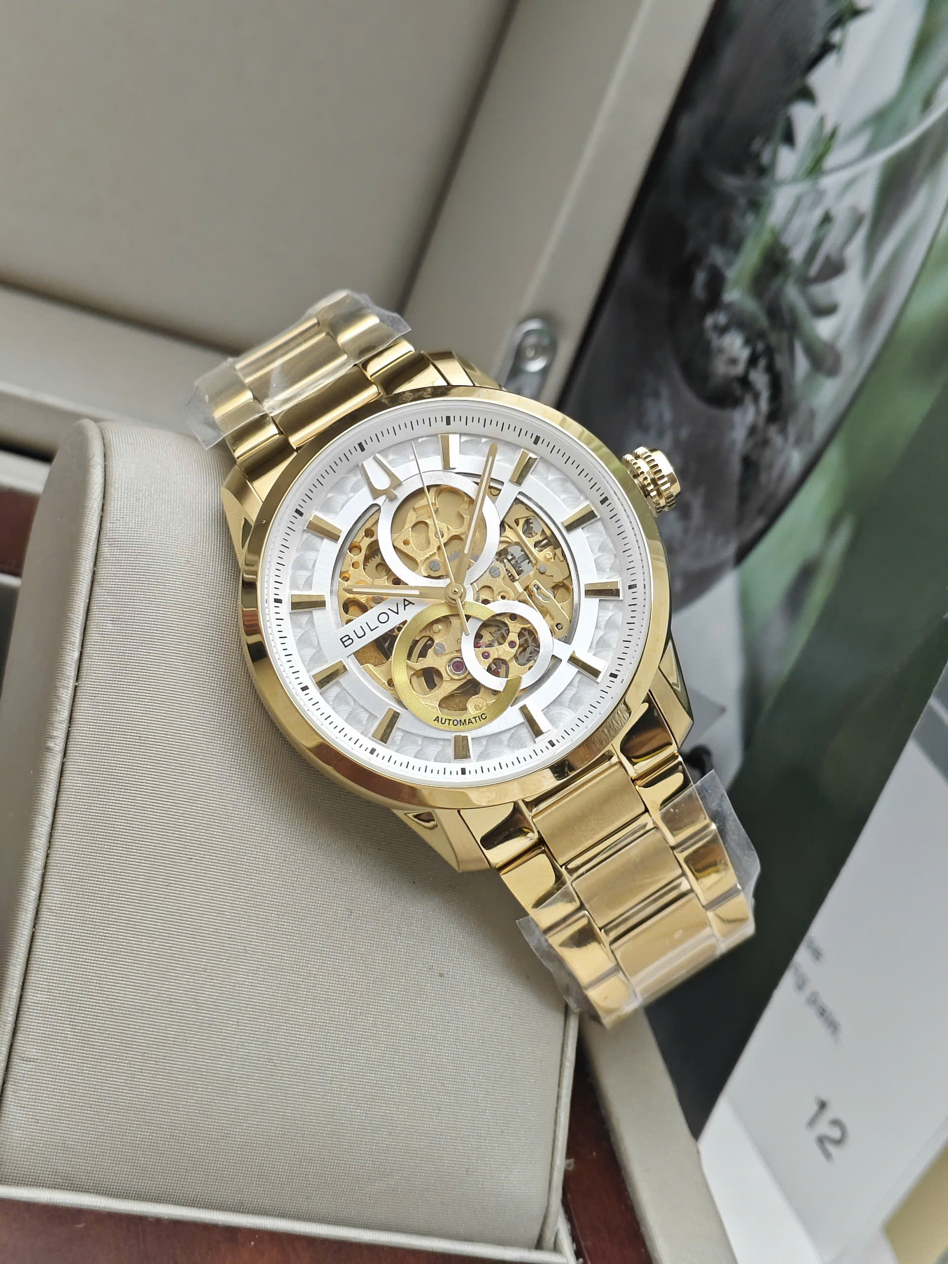 97A201 Đồng hồ Bulova Skeleton - 97A201 - Ảnh 8