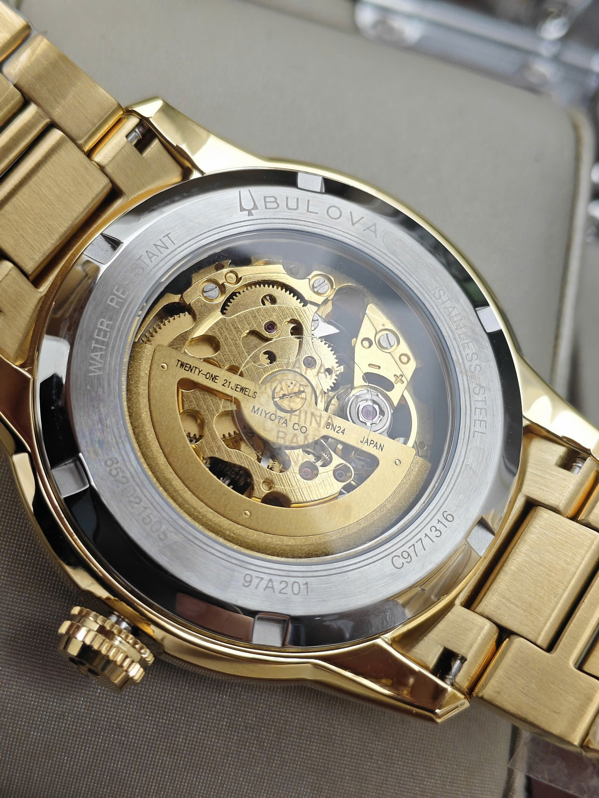 97A201 Đồng hồ Bulova Skeleton - 97A201 - Ảnh 4