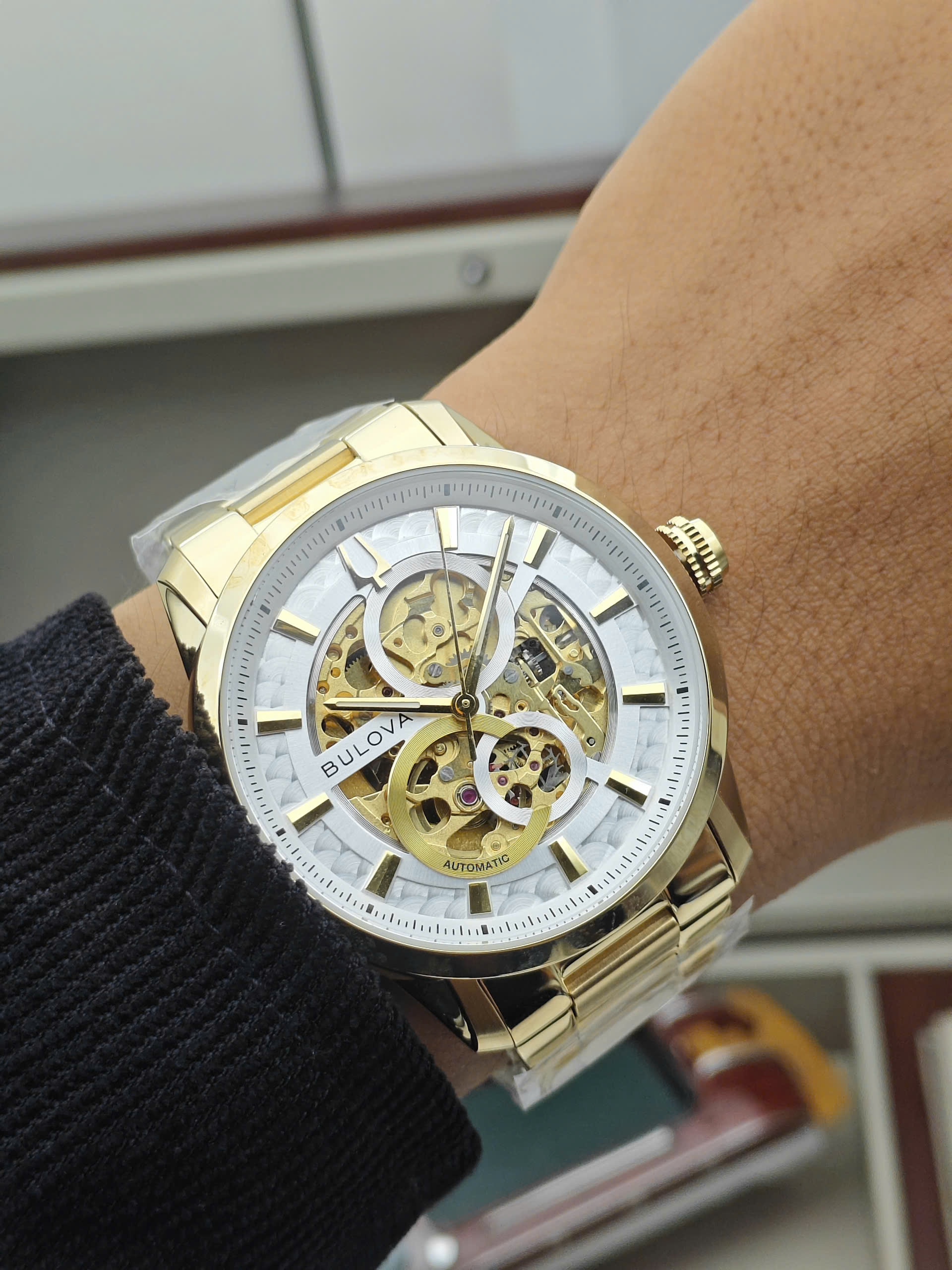 97A201 Đồng hồ Bulova Skeleton - 97A201 - Ảnh 3