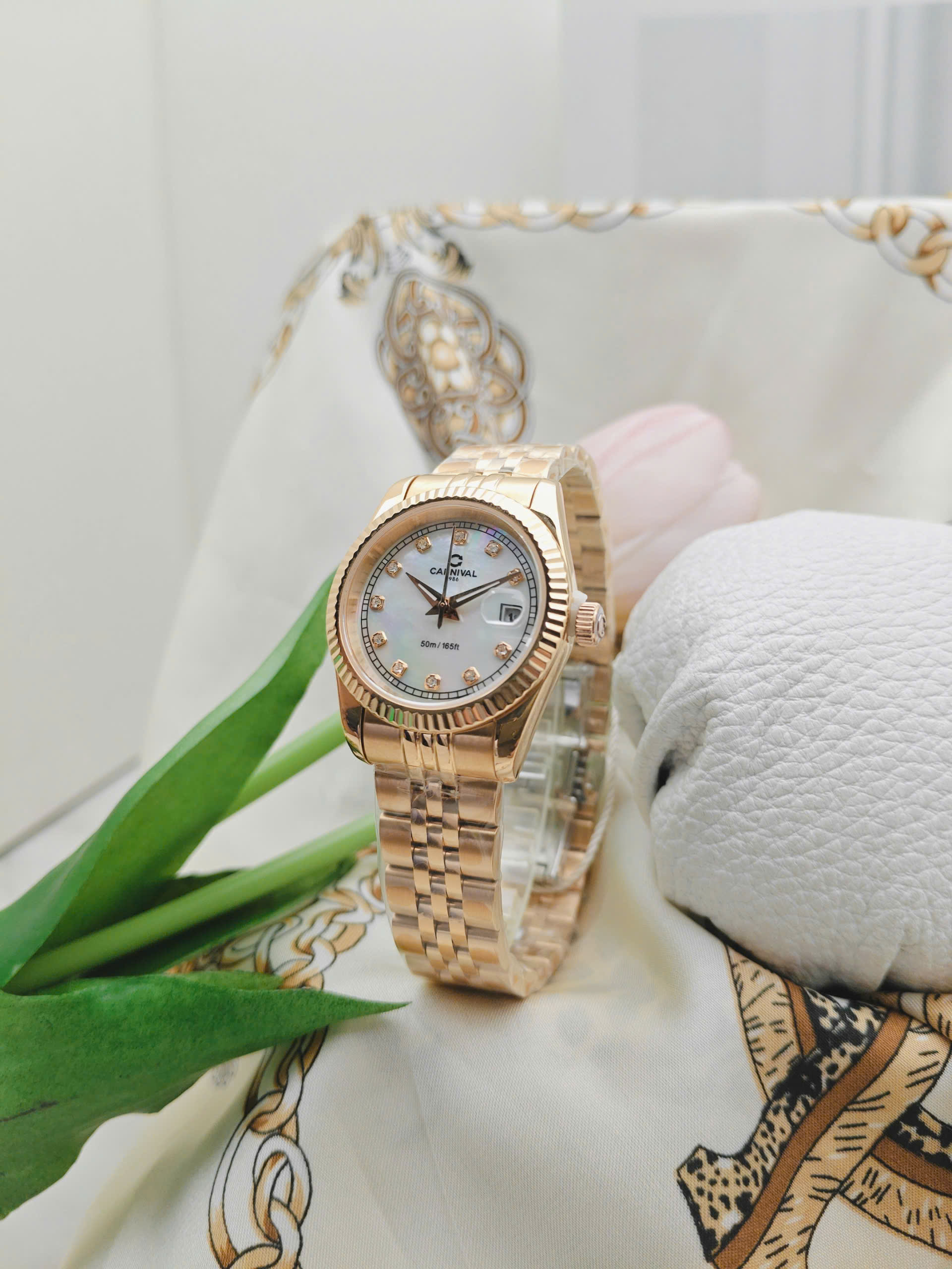Đồng hồ nữ CARNIVAL 8131L-VH-TK - Ảnh 5