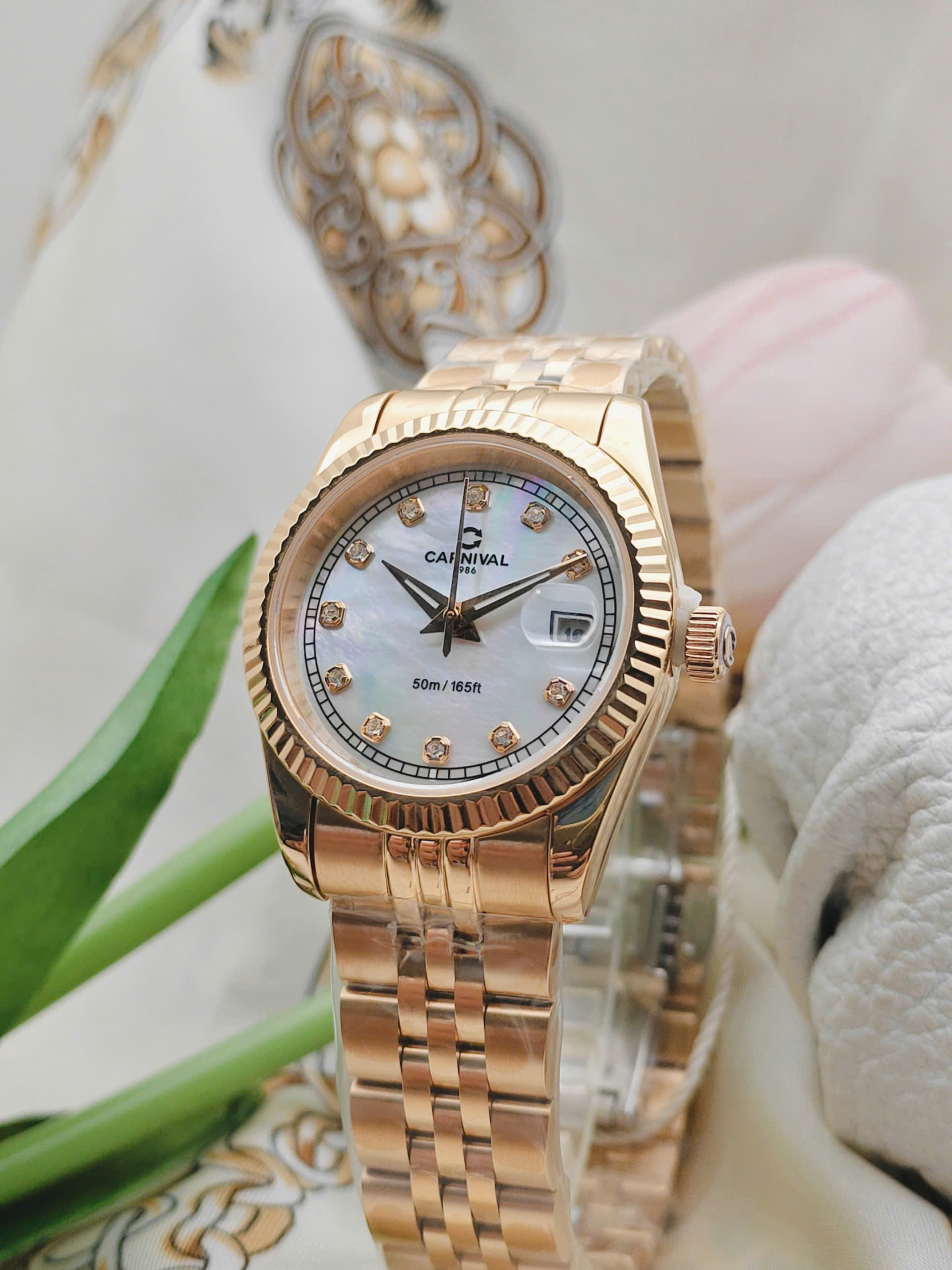 Đồng hồ nữ CARNIVAL 8131L-VH-TK - Ảnh 4