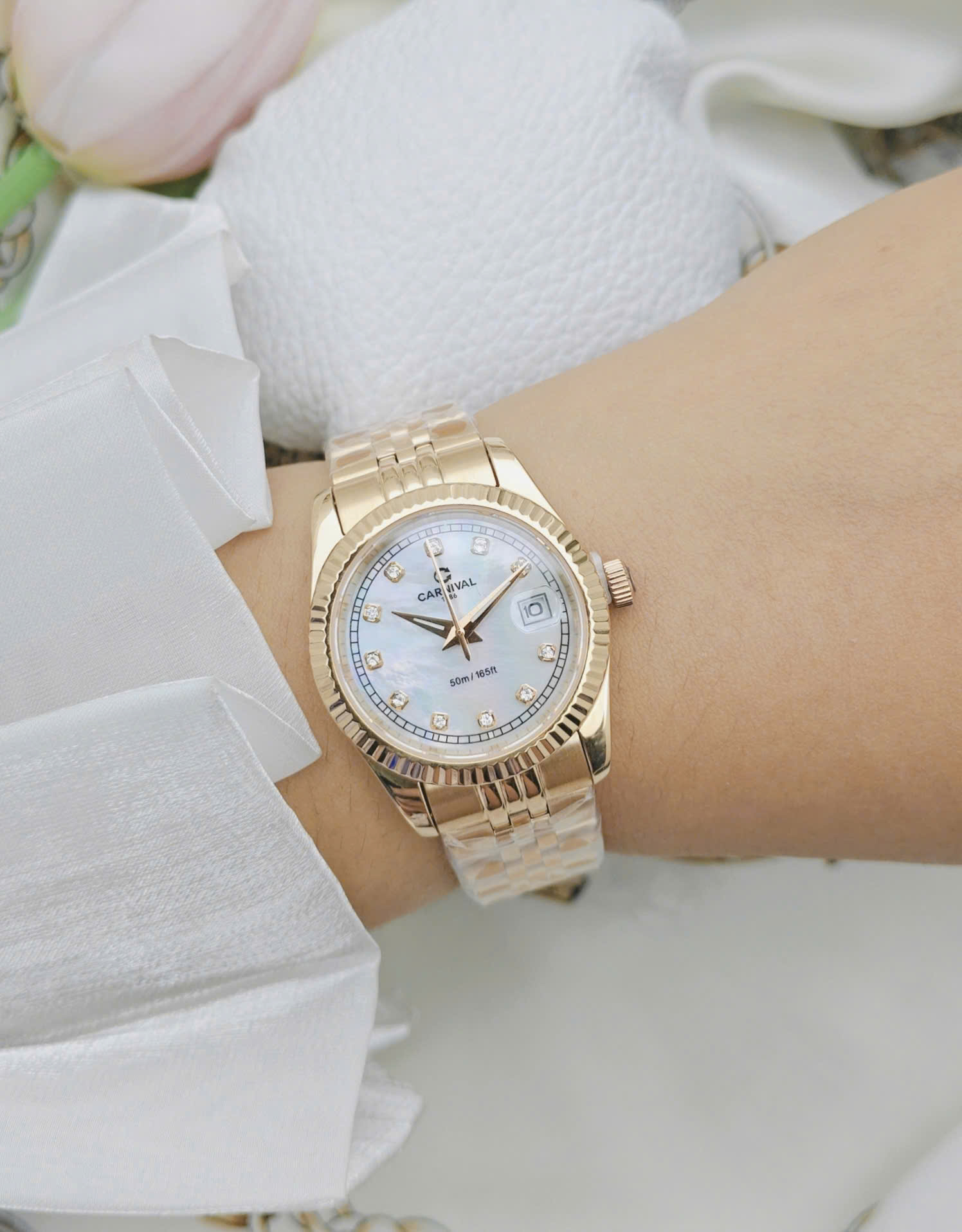 Đồng hồ nữ CARNIVAL 8131L-VH-TK - Ảnh 6