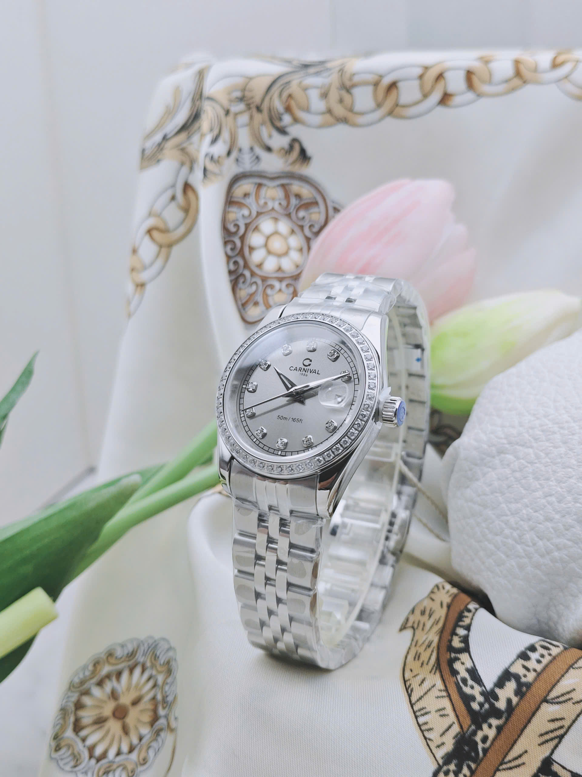 Đồng hồ nữ CARNIVAL - 8131L2-VT-XAM - Ảnh 3