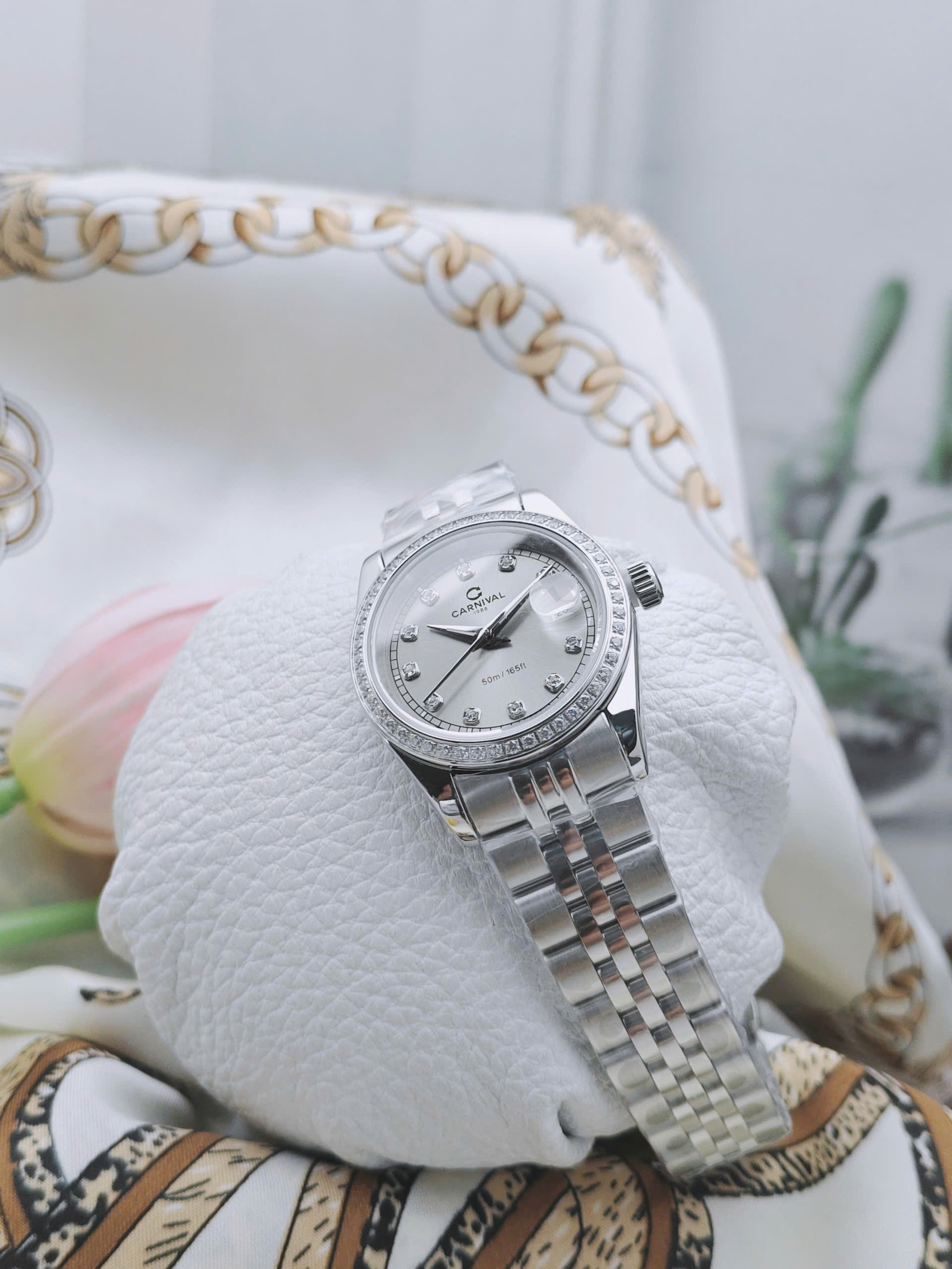 Đồng hồ nữ CARNIVAL - 8131L2-VT-XAM - Ảnh 5