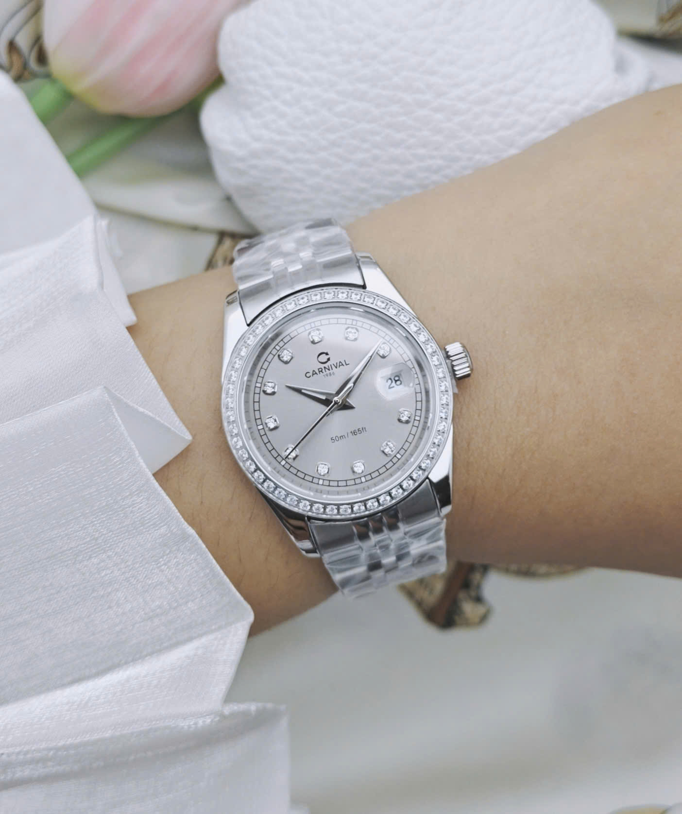 Đồng hồ nữ CARNIVAL - 8131L2-VT-XAM - Ảnh 6