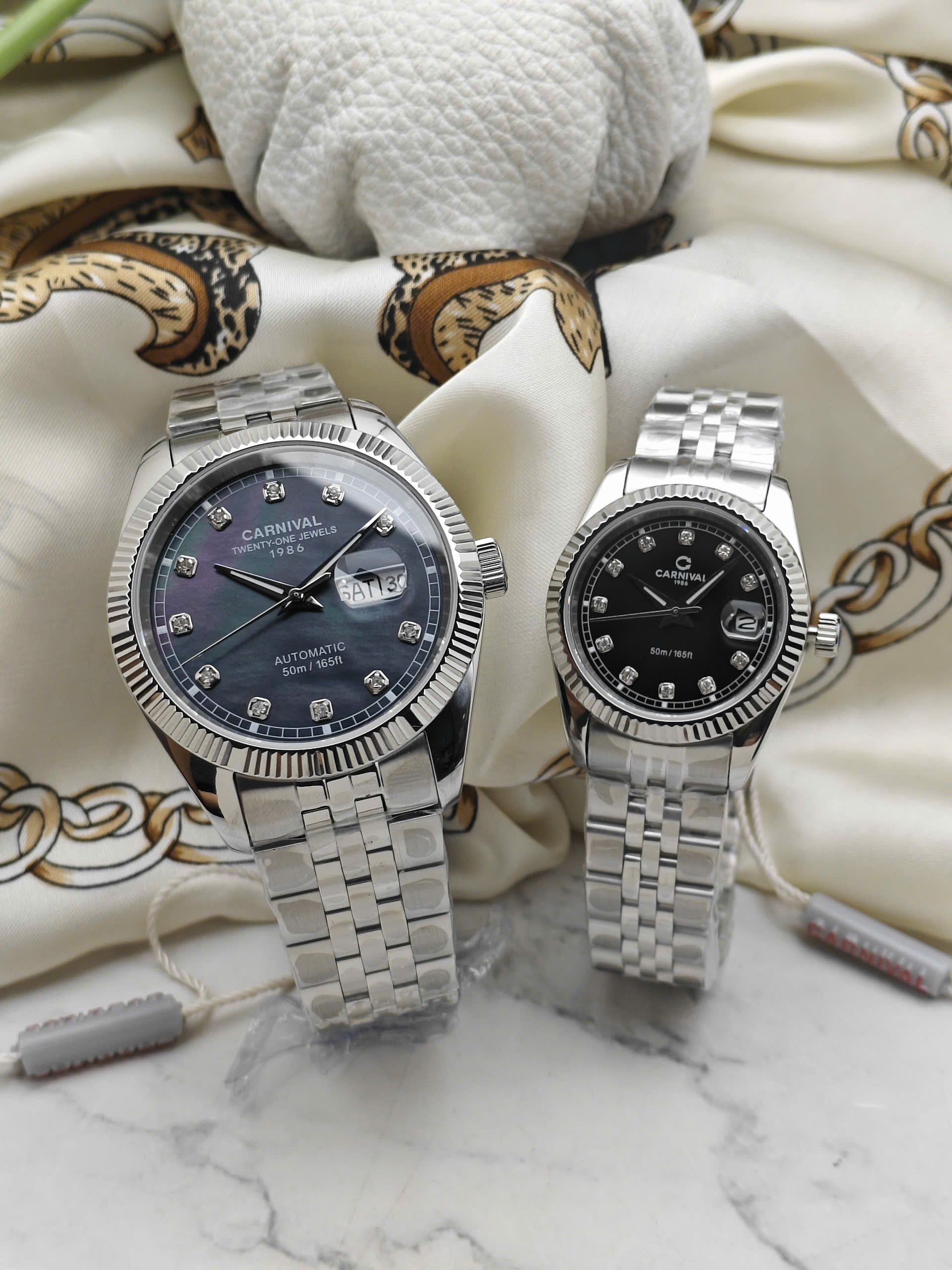 Đồng hồ đôi Carnival couple 8131G-VT-D - 8131L-VT-D - Ảnh 2