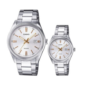 Đồng hồ đôi Casio Niềng khía MTP-1302D-7A2VDF & LTP-1302D-7A2VDF