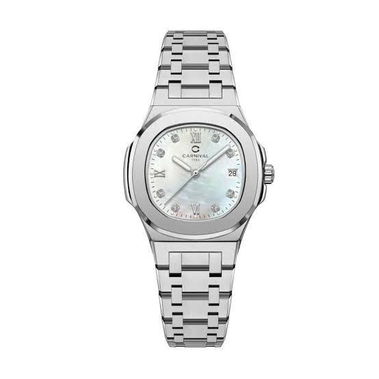 8160L-VT-TK- Đồng hồ nữ Carnival dây thép 8160L